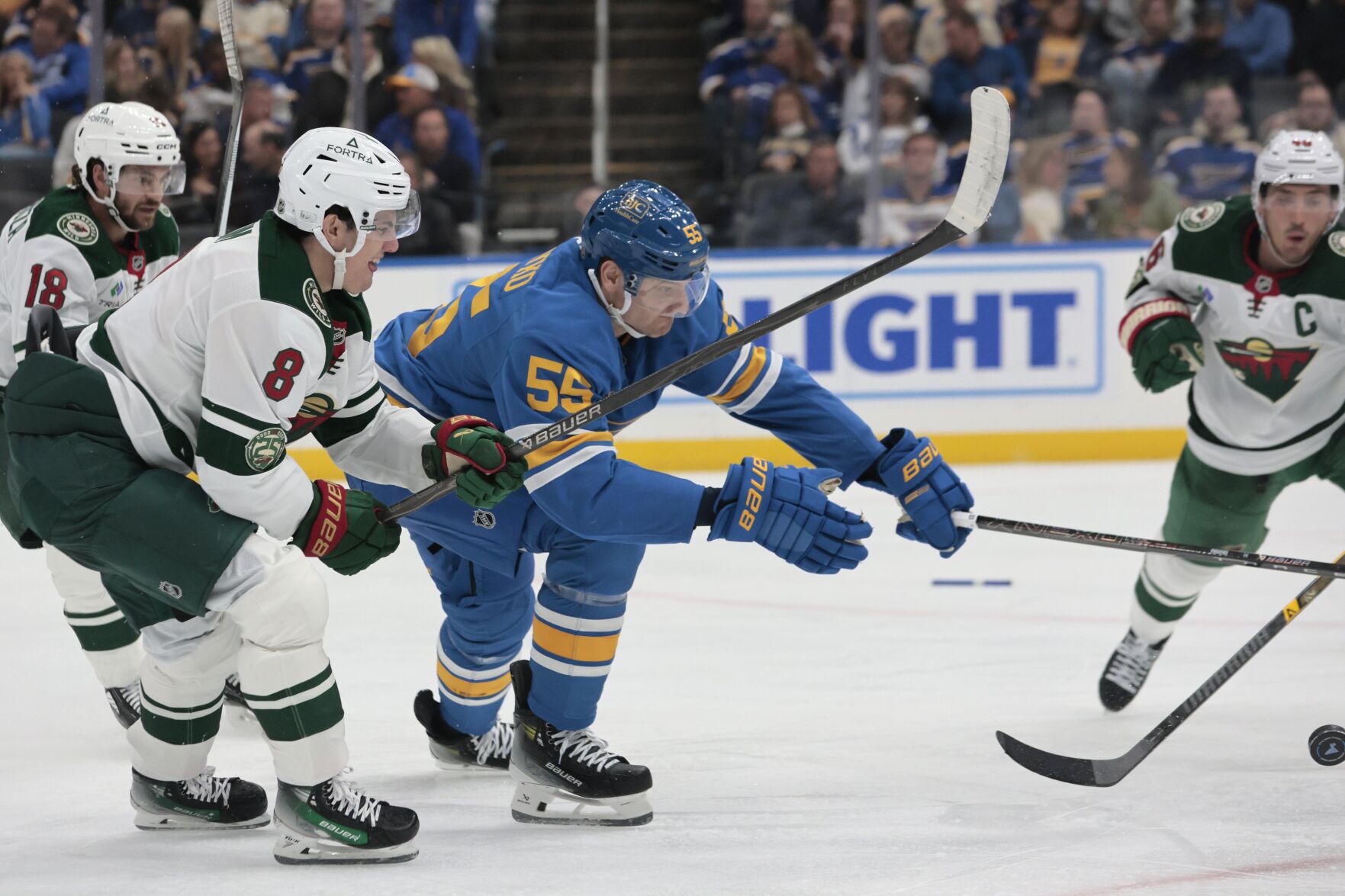 The ×îÐÂÐÓ°ÉÔ´´ Blues host the Minnesota Wild in the Blues season opener